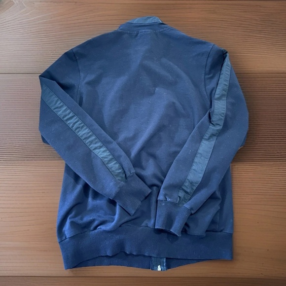 Vintage Polo Ralph Lauren Mens Full Zip Jacket L Navy Blue Classic Big Pony - Picture 9 of 10